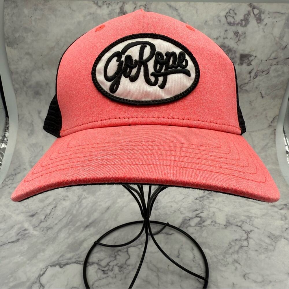 Go Rope, Outdoor Cap Black Mesh Trucker Hat. In good used condition!